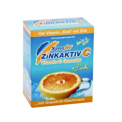 Xenofit Zinkaktiv C (Nahrungsergänzungsmittel mit Zink und Vitamin C) 10x9g Box