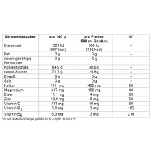 Xenofit Mineral Energy (Mineraldrink mit Kohlenhydraten und B-Vitaminen) Blutorange 720g Dose für 10 Liter