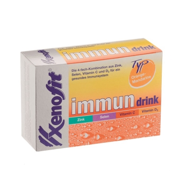 Xenofit immun drink (Nahrungsergänzungsmittel mit Zink, Selen, Vitamin C und Vitamin D) 20x5g Box