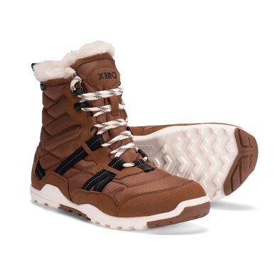 Xero Shoes Minimal-Winterstiefel Alpine Snow Boot (warm, wasserdicht, gefüttert) braun Damen