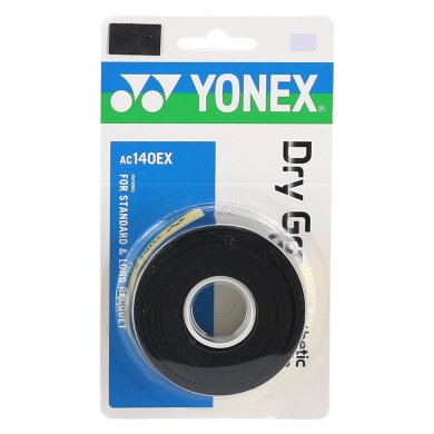 Yonex Overgrip Dry Grap 0.65mm schwarz 3er