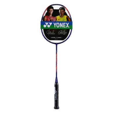 Yonex Badmintonschläger Voltric Ace (kopflastig, flexibel) royalblau - besaitet -