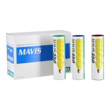 Yonex Badmintonbälle Mavis 350 Nylon gelb Dose <b>10x6er im Karton </b>