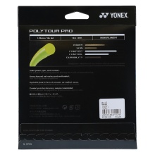 Yonex Tennissaite Poly Tour Pro (Haltbarkeit+Touch) blau 12m Set