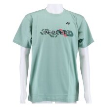 Yonex Trainings-Tshirt Percept (Baumwolle) 2023 olivegrün Herren