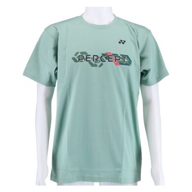 Yonex Trainings-Tshirt Percept (Baumwolle) 2023 olivegrün Herren