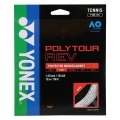 Besaitung mit Tennissaite Yonex Poly Tour Rev (Haltbarkeit+Spin) weiss