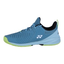 Yonex Tennisschuhe Sonicage 3 (breit/wide) Allcourt/Dämpfung 2024 smokeblau Herren