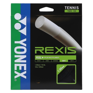 Yonex Tennissaite Rexis Feel (Kontrolle+Touch) schwarz 12m Set