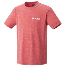 Yonex Sport-Tshirt Practice (100% Polyester) 2024 pink/rot Herren