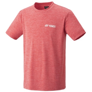 Yonex Sport-Tshirt Practice (100% Polyester) 2024 pink/rot Herren