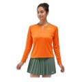 Yonex Tennis-Langarmshirt Crew Neck French Open (Roland Garros) 2024 orange Damen