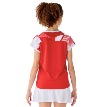 Yonex Badminton-Shirt Crew Neck Tournament 2025 rot Damen