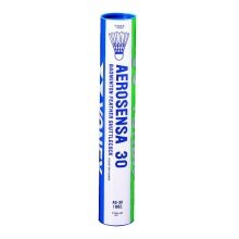 Yonex Badmintonbälle Aerosensa 30 Gänse-Naturfeder weiss Dose 12er