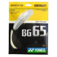 Yonex Badmintonsaite BG65 (Allround+Haltbarkeit) natur 10m Set