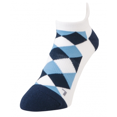 Yonex Sportsocken Sneaker Low Cut weiss/navyblau - 1 Paar