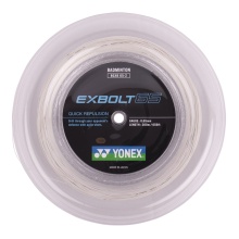 Yonex Badmintonsaite Exbolt 65 (Kontrolle) weiss 200m Rolle