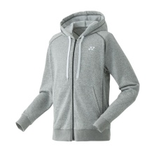 Yonex Kapuzenjacke Hoodie Full-Zip hellgrau Herren