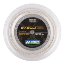 Yonex Badmintonsaite Exbolt 68 (Haltbarkeit) weiss 200m Rolle