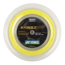 Yonex Badmintonsaite Exbolt 68 (Haltbarkeit) gelb 200m Rolle