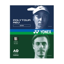 Yonex Tennissaite Poly Tour Rev (Polyester/achteckig) weiss 12m Set