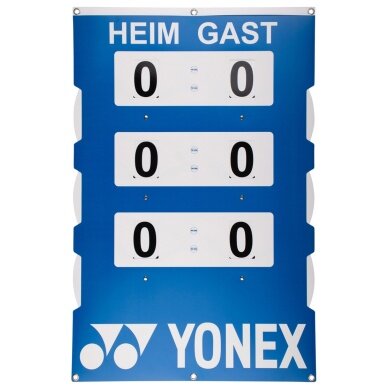 Yonex Tennis-Punktetafel Scorebaord - Deutsch - 60x90x10cm