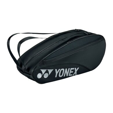 Yonex Racketbag Team Racquet (Schlägertasche, 2 Hauptfächer) 2024 schwarz 6er