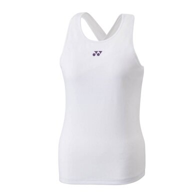 Yonex Tennis-Tank Wimbledon 2024 weiss Damen