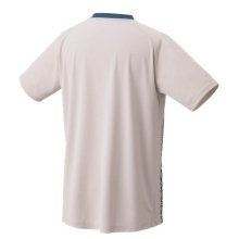 Yonex Badminton-Tshirt Practice (100% Polyester) 2024 beige/blau Herren