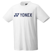 Yonex Trainings-Tshirt Practice Logo (100% Baumwolle) 2024 weiss Herren