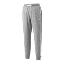 Yonex Trainingshose Pant Sweat lang hellgrau Herren