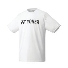 Yonex Trainings-Tshirt Logo LB0024 (100% Polyester) 2025 weiss Herren