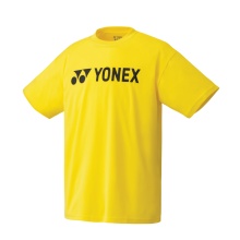 Yonex Trainings-Tshirt Logo LB0024 (100% Polyester) 2025 gelb Herren