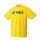 Yonex Trainings-Tshirt Logo LB0024 (100% Polyester) 2025 gelb Herren