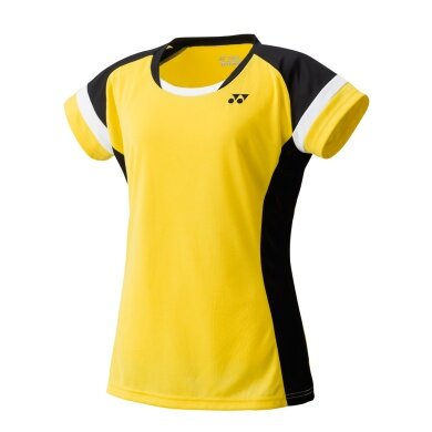 Yonex Sport-Shirt Team #18 gelb/schwarz Damen