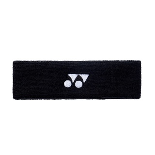 Yonex Stirnband Logo schwarz - 1 Stück