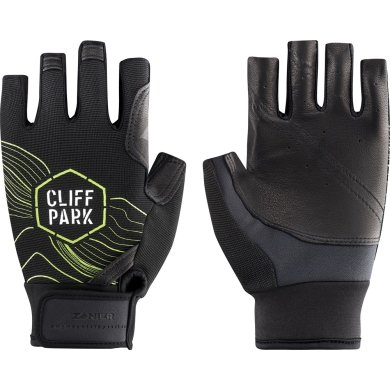 Zanier Klettersteig Handschuhe Cliff Park (Lederinnenhand) schwarz