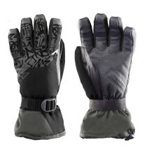 Zanier Winterhandschuhe GAP.STX Juniors (wasserdicht) schwarz/anthrazitgrau