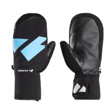 Zanier Winterhandschuhe Shredder.STX Mitten (optimalen Tragekomfort) schwarz/royalblau Kinder