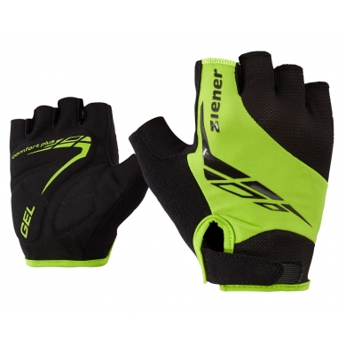 Ziener Fahrrad-Handschuhe Ceniz (Gel Polsterung, Ausziehhilfe) limegrün - 1 Paar