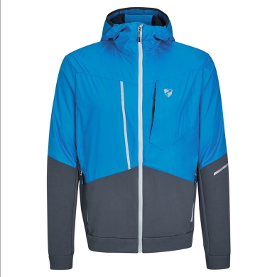 Ziener Funktions-Langlaufjacke Nikolo (PrimaLoft® Active, wasserdicht, PFC frei) blau Herren