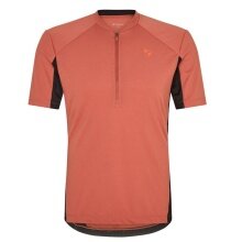 Ziener Fahrrad-Shirt Nadex (Front-Reißverschluss, Mesheinsätze, schnelltrocknend) orange Herren