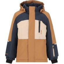 Zigzag Winter-Skijacke Scout W-PRO 10.000 (wasserdicht, winddicht) braun/beige/navy Kinder