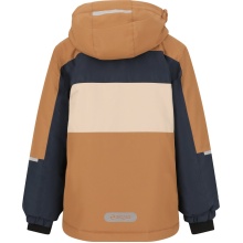 Zigzag Winter-Skijacke Scout W-PRO 10.000 (wasserdicht, winddicht) braun/beige/navy Kinder