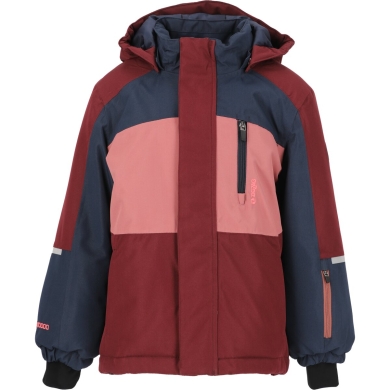 Zigzag Winter-Skijacke Scout W-PRO 10.000 (wasserdicht, winddicht) weinrot/navyblau Kinder