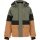 Zigzag Winter-Skijacke Taylora W-PRO 15.000 (4-Wege-Stretch, wasserdicht, winddicht) khaki/braun Kinder