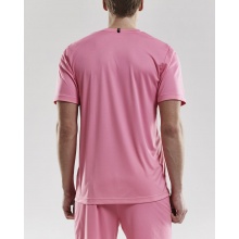 Craft Sport-Tshirt (Trikot) Squad Solid - lockere Schnitt, schnelltrocknend - pink Herren