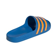 adidas Badeschuhe Adilette Aqua 3-Streifen royalblau/orange Herren - 1 Paar