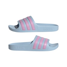 adidas Badeschuhe Adilette Aqua glow blau/lila Mädchen - 1 Paar