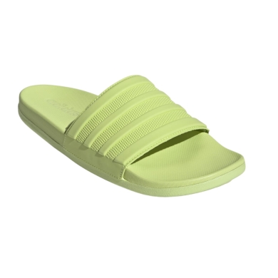 adidas Badeschuhe Adilette Comfort 3-Streifen 2024 limegrün - 1 Paar